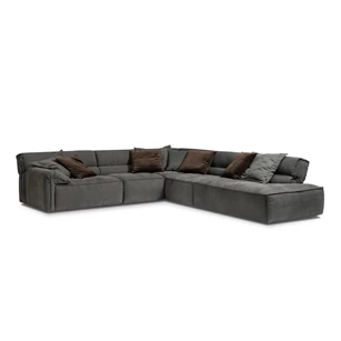 Hoeksalon Vola stof grijs Designwerk