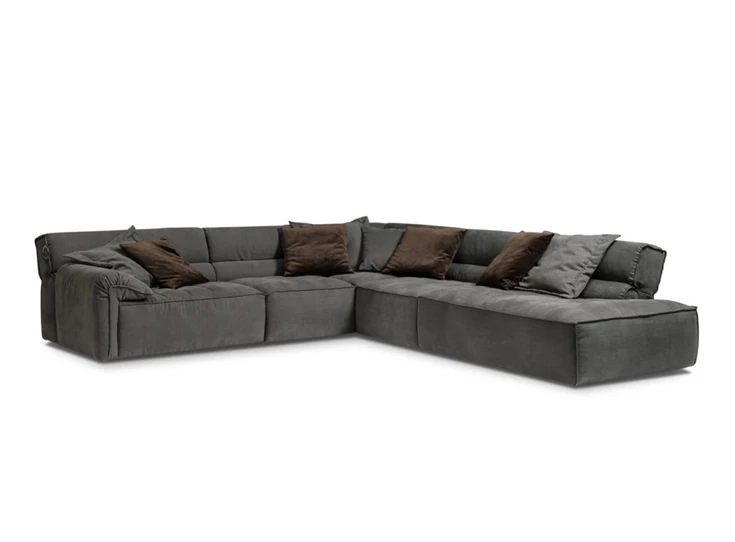 Hoeksalon Vola stof grijs Designwerk