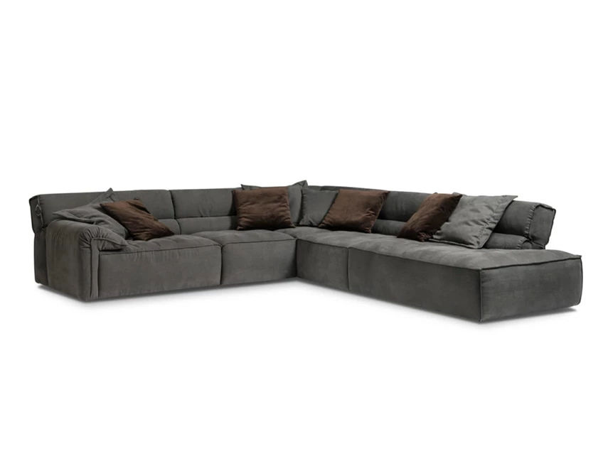 Hoeksalon Vola stof grijs Designwerk