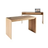 Zijkant Bureau U2-Home Office massief hout Diadesi