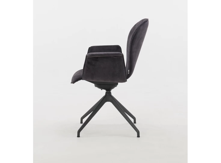 Zijkant Armstoel Blake Donna 639A stof Bert Plantagie