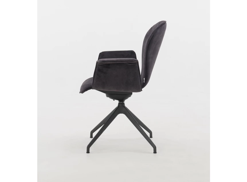 Zijkant Armstoel Blake Donna 639A stof Bert Plantagie