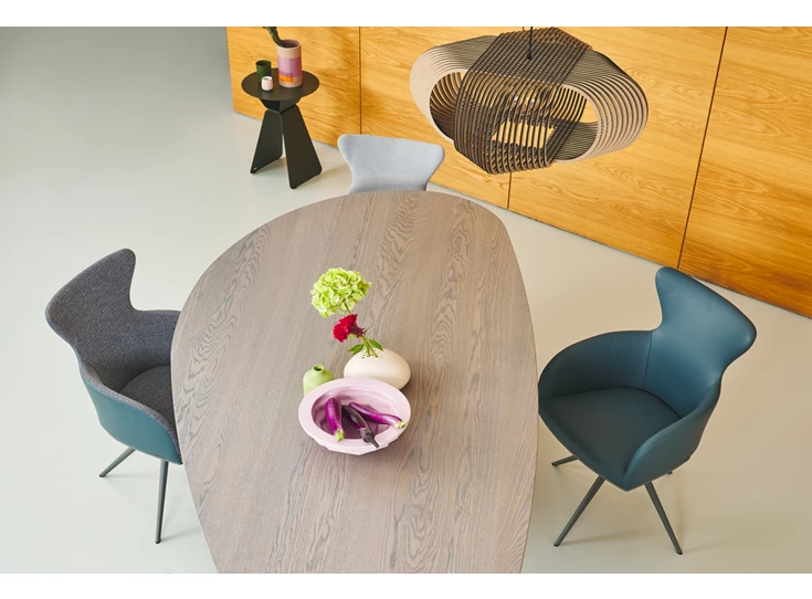 Sfeerfoto Armstoel Iuno Statief I23 combi leder stof Bert Plantagie