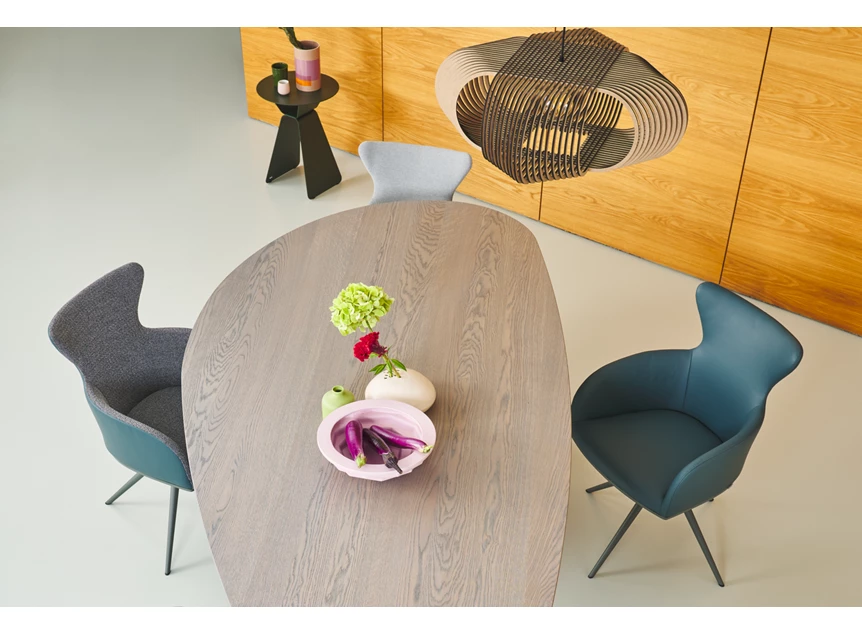 Sfeerfoto Armstoel Iuno Statief I23 combi leder stof Bert Plantagie