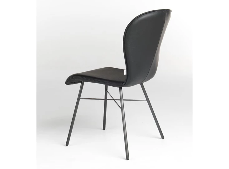 Zijkant Stoel Blake Four 612A leder Bert Plantagie