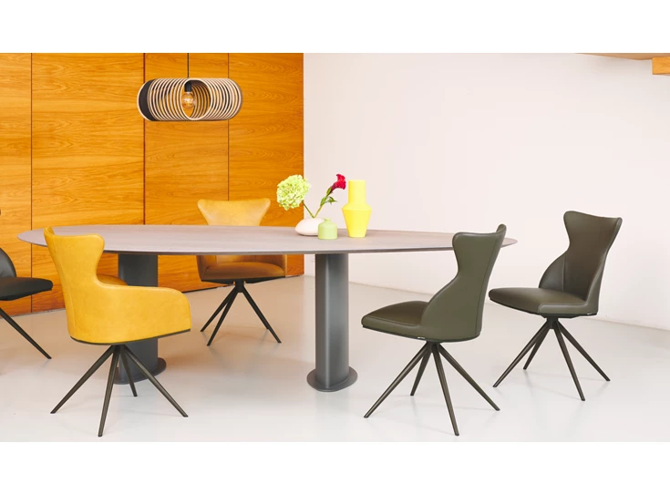 Sfeerfoto Stoel Iuno Statief I13 leder Bert Plantagie