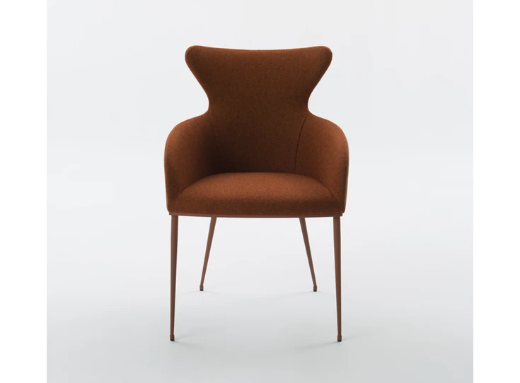 Front Armstoel Iuno Four I22 combi leder stof Bert Plantagie