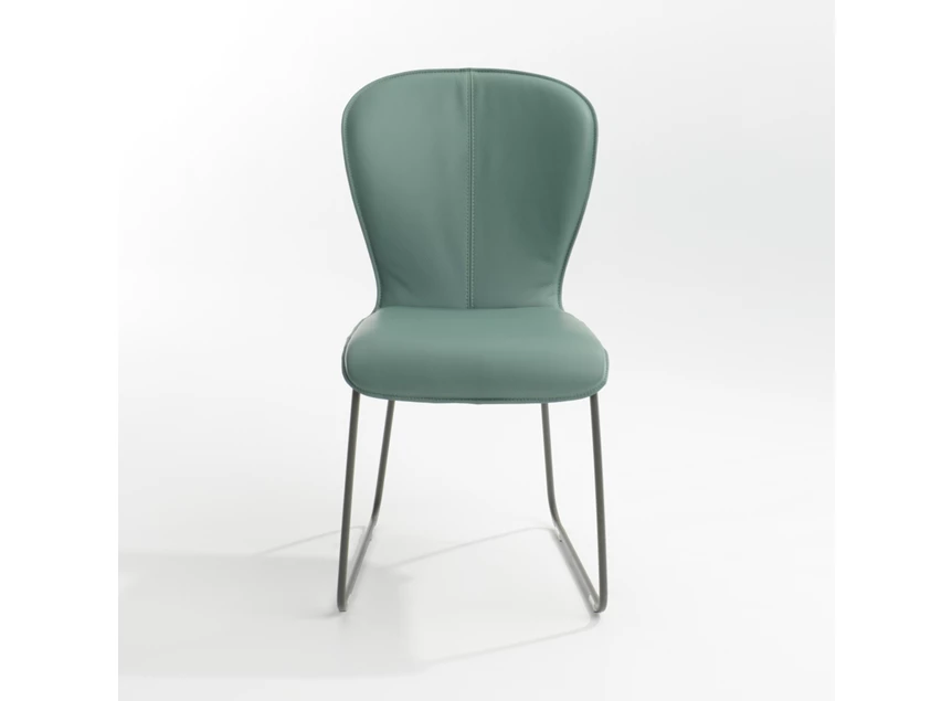 Front Stoel Blake Slede 611A leder Bert Plantagie