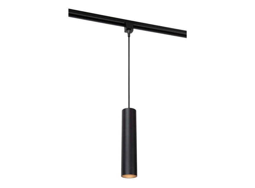 09955-01-30 floris hanglamp zwart gu10 lucide track railsysteem pendel