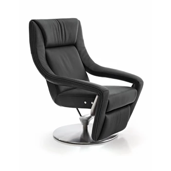 Elektrische relax Yoko No.5 leder zwart Koinor