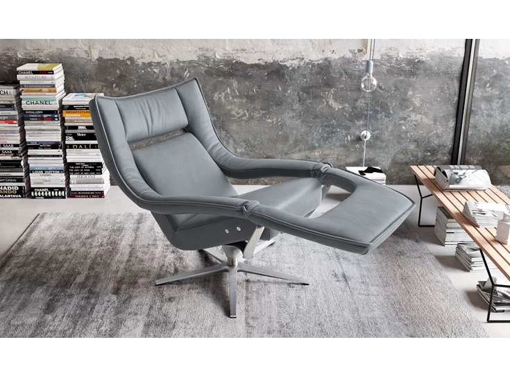 Sfeerfoto Elektrische Relax Yoko No.4 leder Koinor