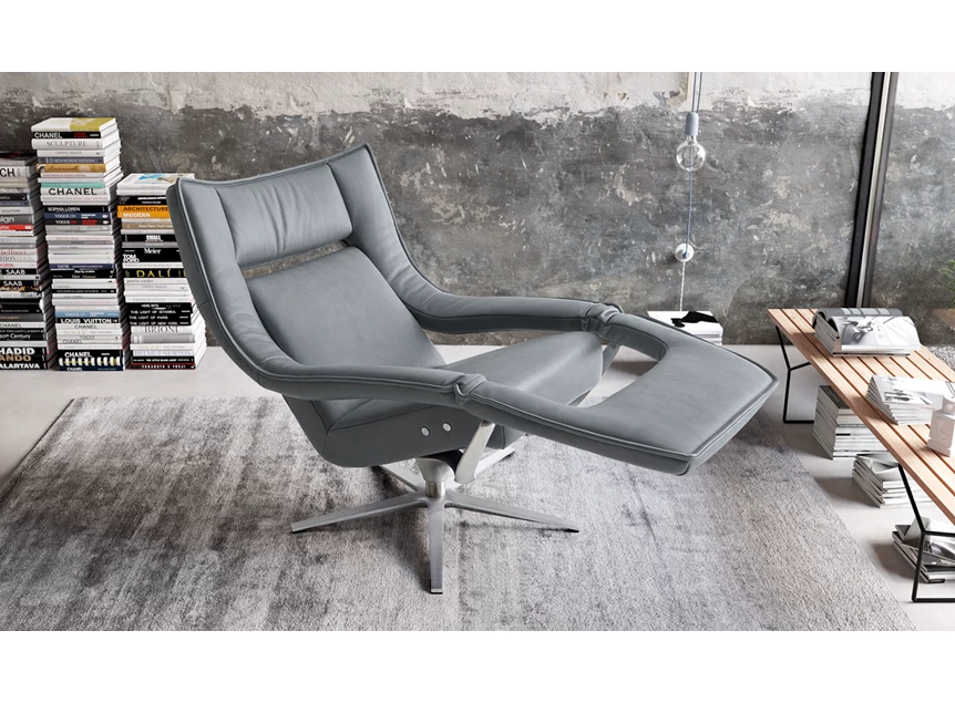 Sfeerfoto Elektrische Relax Yoko No.4 leder Koinor