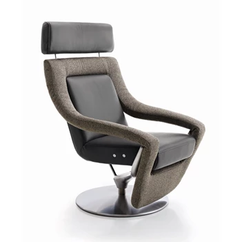 Elektrische Relax Yoko No.3 combi leder stof Koinor