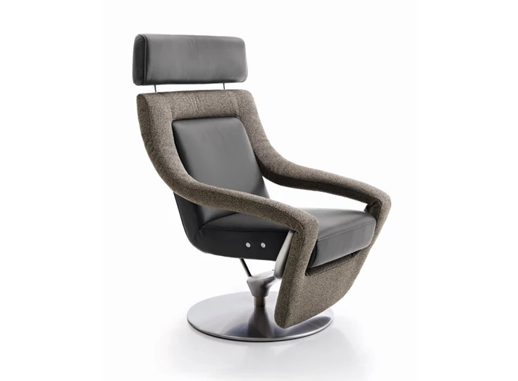 Elektrische Relax Yoko No.3 combi leder stof Koinor