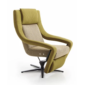 Elektrische relax Yoko No.2 combi leder stof Koinor