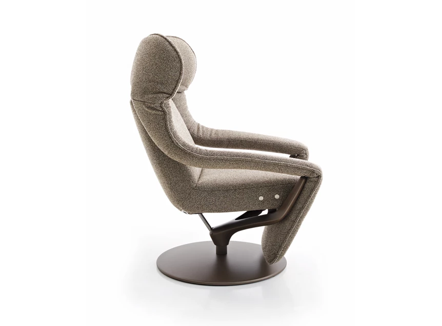 Zijkant Elektrische Relax Yoko No.1 stof Koinor