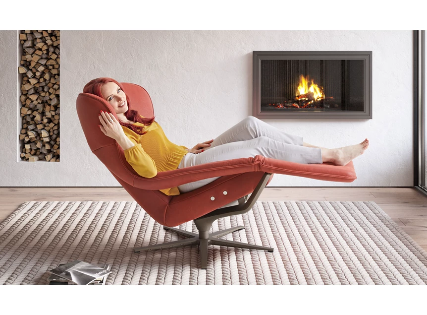 Sfeerfoto Elektrische Relax Yoko No.1 leder Koinor