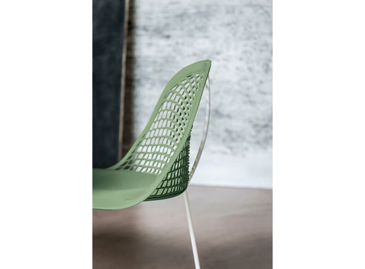 Detail Stoel Guapa S M CU leder MIDJ