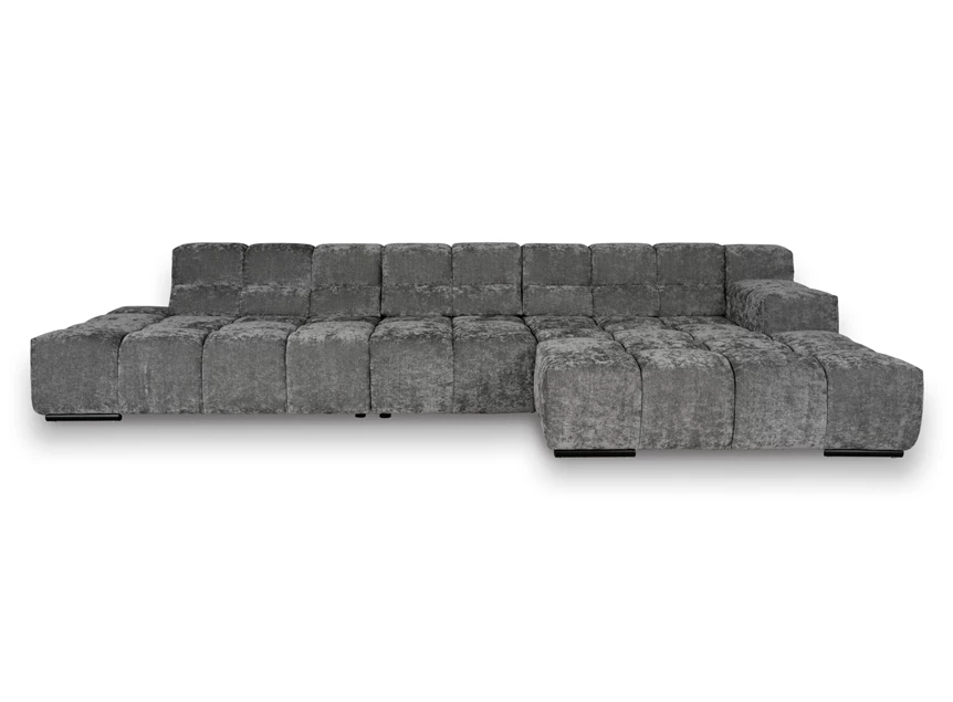 zetel Temple met longchair designwerk stof recht