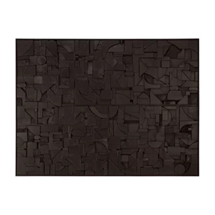 Muurdecoratie Bricks Black Wall Art 29996 Ethnicraft