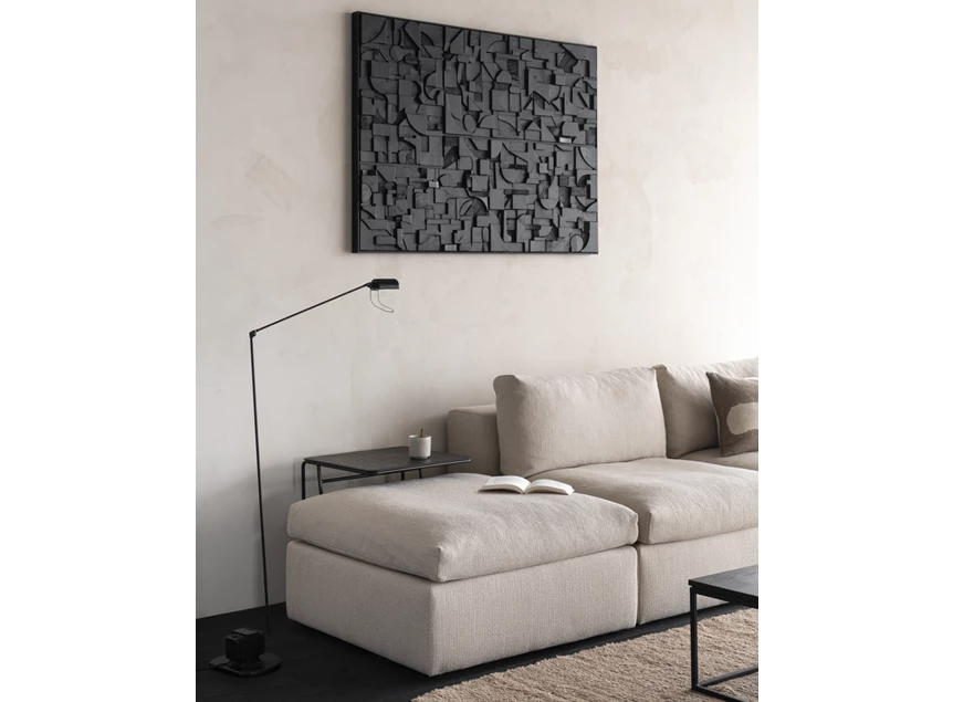 Sfeerfoto Muurdecoratie Bricks Black Wall Art 29996 Ethnicraft