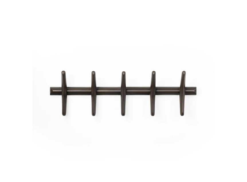 Front Kapstok Mahogany Pi Wall Coat Rack 29782 Ethnicraft