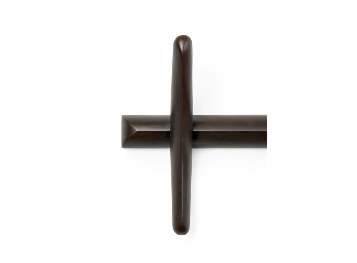 Detail Kapstok Mahogany Pi Wall Coat Rack 29782 Ethnicraft