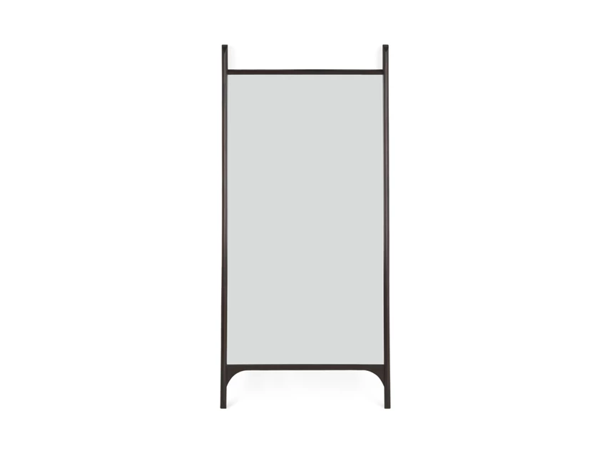 Spiegel Mahogany Pi Dark Brown Floor Mirror 29784 Ethnicraft