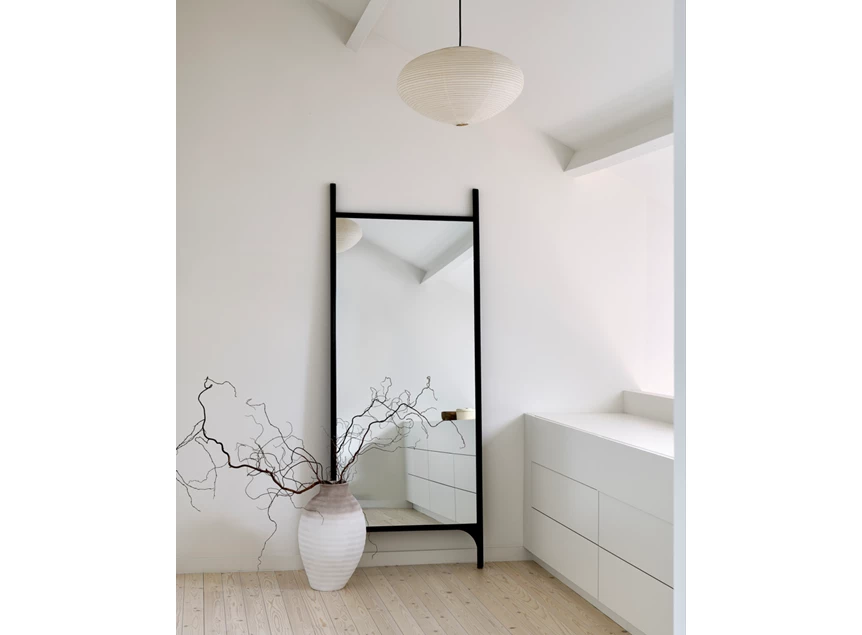 Sfeerfoto Spiegel Mahogany Pi Dark Brown Floor Mirror 29784 Ethnicraft