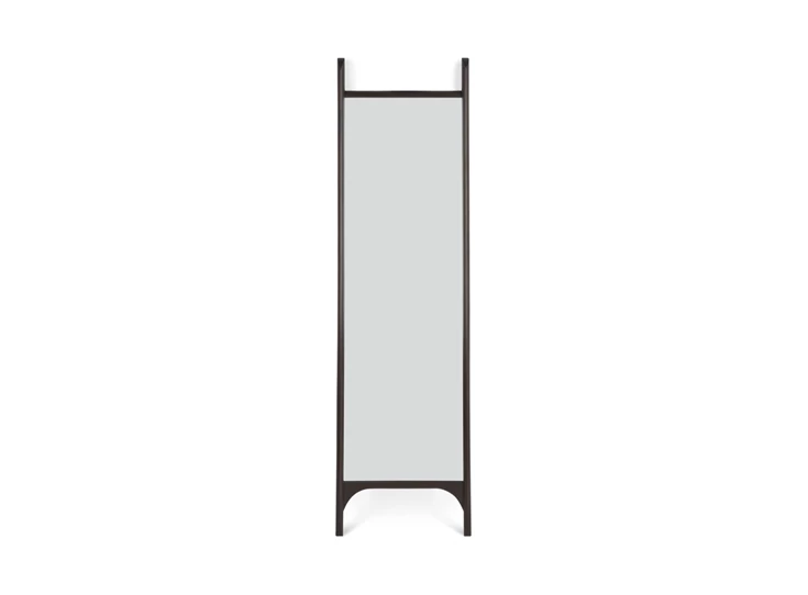 Spiegel Mahogany Pi Dark Brown Floor Mirror 29781 Ethnicraft