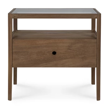 Nachttafel Reclaimed Teak Spindle Bedside Table 14175 Ethnicraft