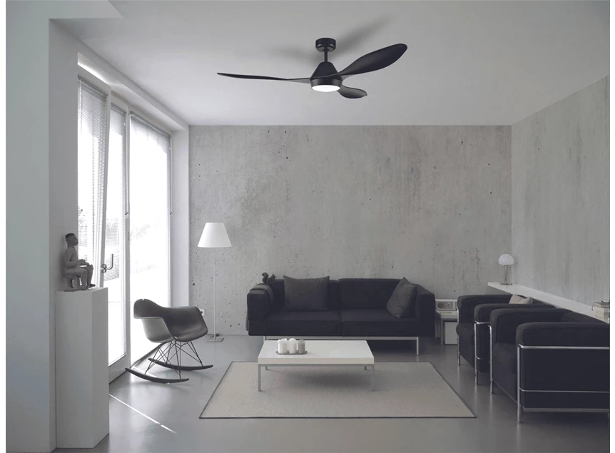 sfeerbeeld 35017 plafondventilator eglo zwart