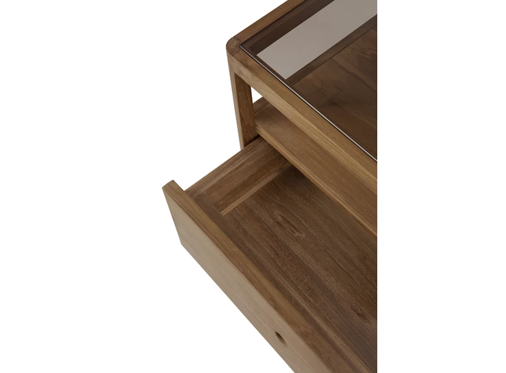 Bovenkant Nachttafel Reclaimed Teak Spindle Bedside Table 14175 Ethnicraft