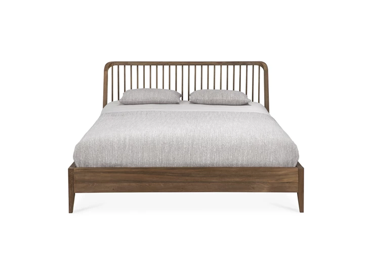 Front Bedkader Reclaimed Teak Spindle Bed 14171 Ethnicraft