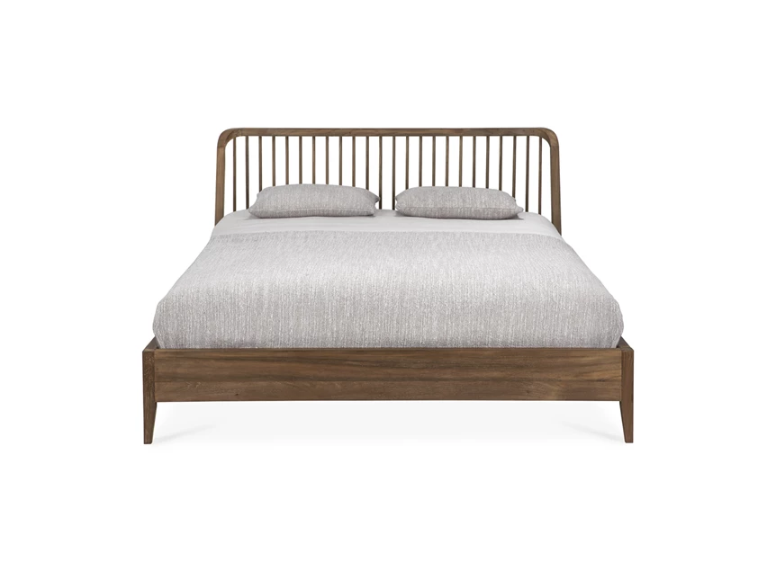 Front Bedkader Reclaimed Teak Spindle Bed 14171 Ethnicraft