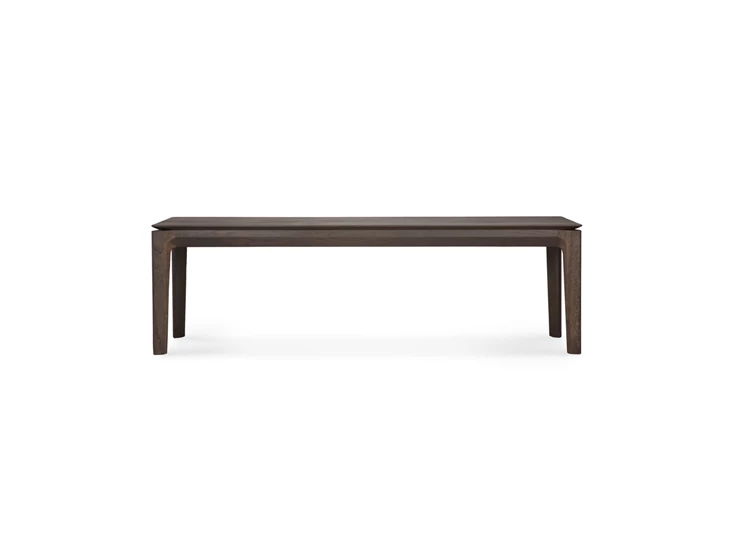 Front Eetkamerbank Oak Bok Brown Bench 51547 Ethnicraft