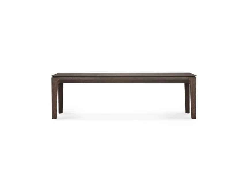 Front Eetkamerbank Oak Bok Brown Bench 51547 Ethnicraft