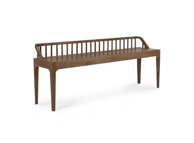 Zitbank Reclaimed Teak Spindle Bench 14176 Ethnicraft