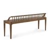 Achterkant Zitbank Reclaimed Teak Spindle Bench 14176 Ethnicraft