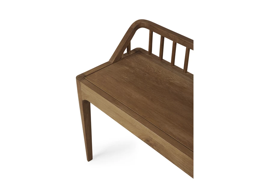 Bovenkant Zitbank Reclaimed Teak Spindle Bench 14176 Ethnicraft