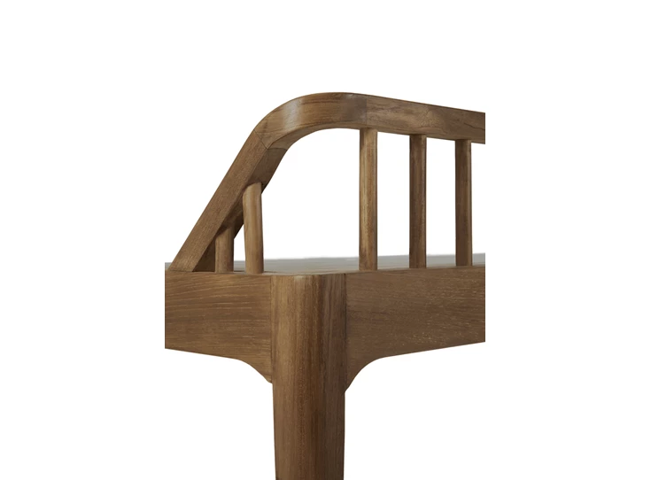Detail Zitbank Reclaimed Teak Spindle Bench 14176 Ethnicraft