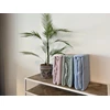 Wafelplaid 180x240cm light blue en andere kleuren uitgepakt