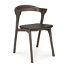 Eetkamerstoel Oak Bok Brown Dining Chair Brown Leather 51551 Ethnicraft