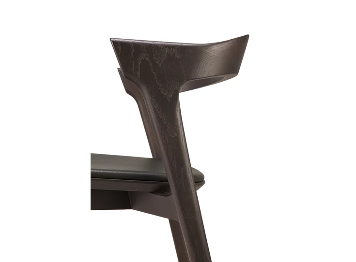 Armleuning Eetkamerstoel Oak Bok Brown Dining Chair Brown Leather 51551 Ethnicraft