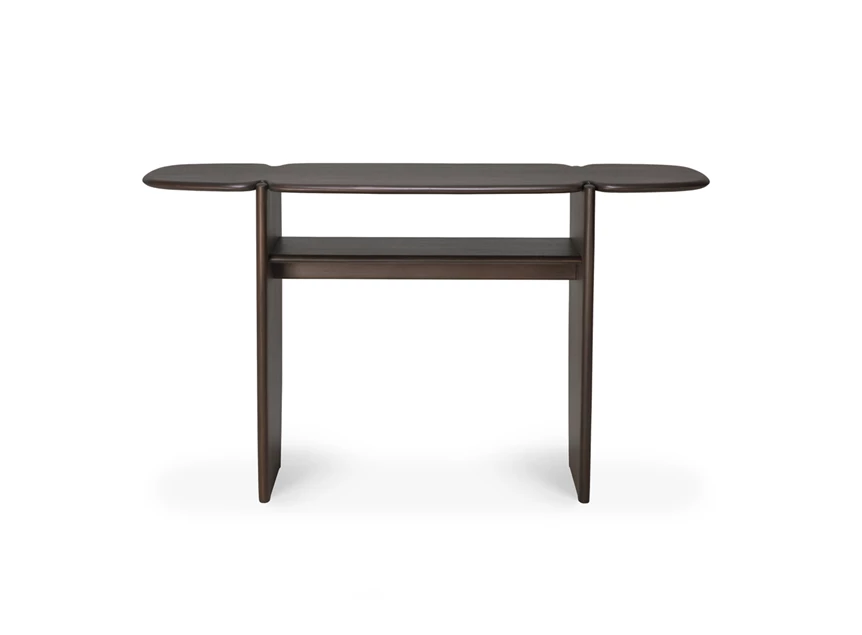 Muurtafel Mahogany Pi Dark Brown Console 35009 Ethnicraft