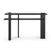 Muurtafel Teak Abstract Black Console 10121 Ethnicraft