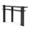 Zijkant Muurtafel Teak Abstract Black Console 10121 Ethnicraft
