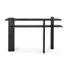 Achterkant Muurtafel Teak Abstract Black Console 10121 Ethnicraft