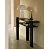 Sfeerfoto Muurtafel Teak Abstract Black Console 10121 Ethnicraft