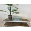 Wafelplaid 240x240cm light munt uit de verpakking